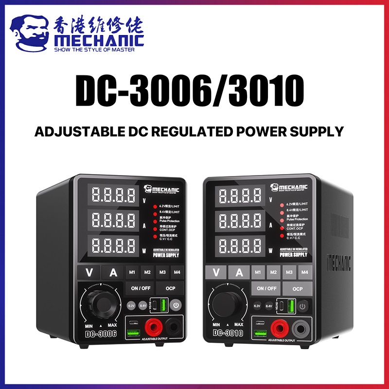 High Precision Dc Power Supply 30V 10A - MECHANIC DC-30 Serisi Masaüstü Ayarlanabilir DC