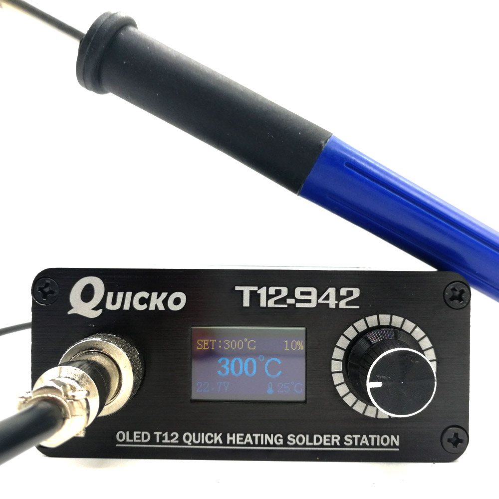 T12 Soldering Station Oled - QUICKO MINI T12 STC OLED dijital