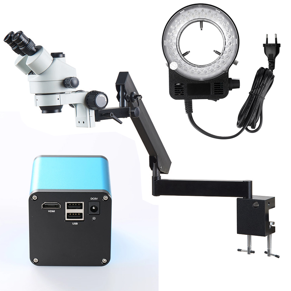 Ayarlanabilir Eklemli Kol Katl - Trinocular Stereo Microscope 7X-45X incelemesi ve fiyatı