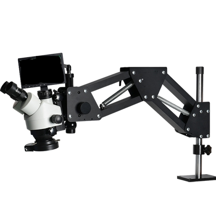 10 inç 2K Çözünürlüklü LED Ayd - Trinocular Stereo Microscope 7X-45X incelemesi ve fiyatı