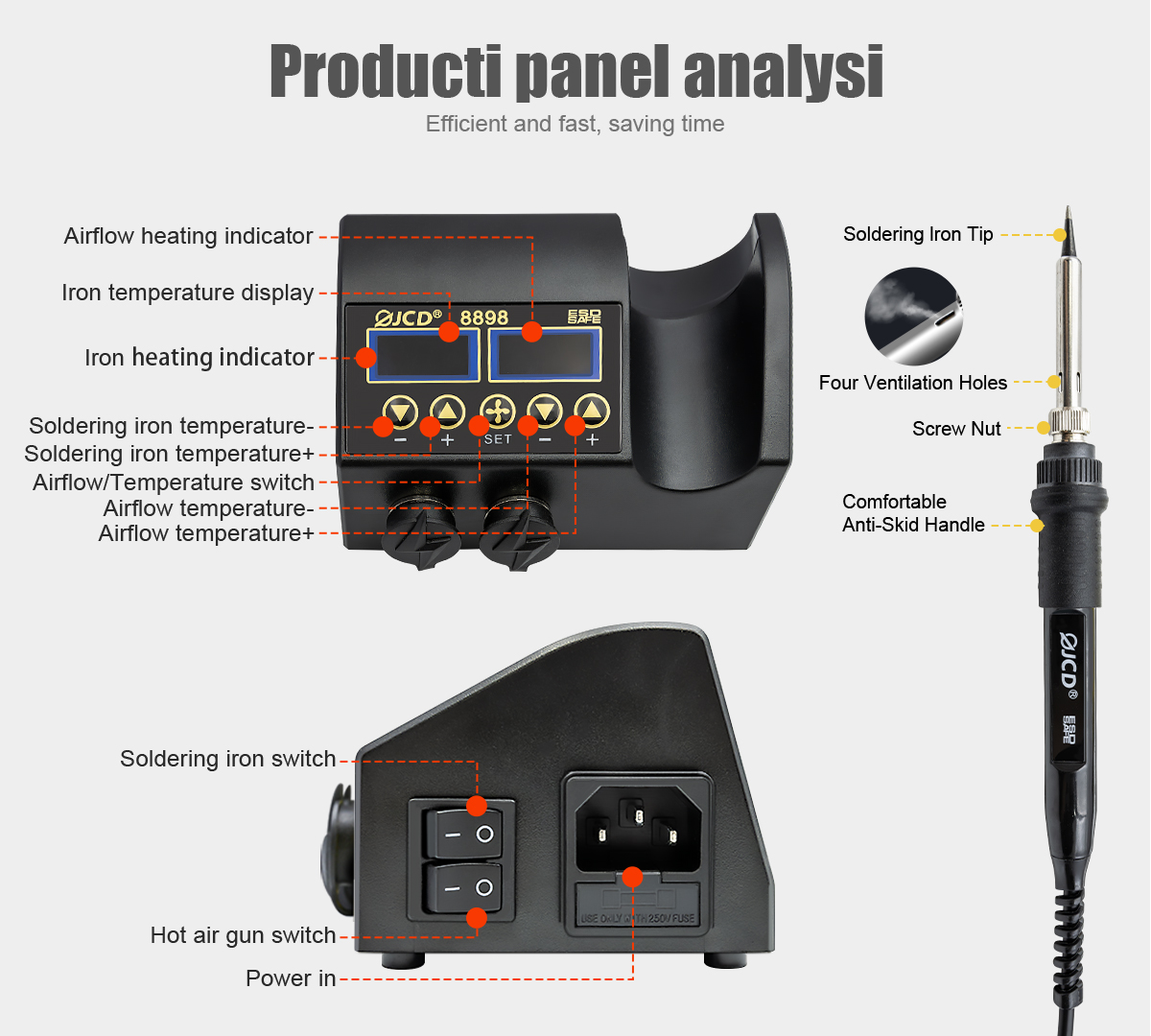 2 in 1 750 W Lehimleme İstasyo - 2 In 1 Soldering Rework Station 750W incelemesi ve fiyatı