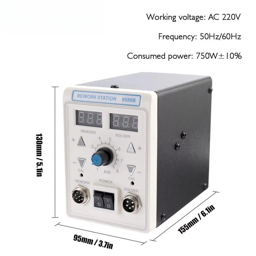 APD-8586B 750W Dijital ESD 2's - 2 In 1 Soldering Rework Station 750W incelemesi ve fiyatı